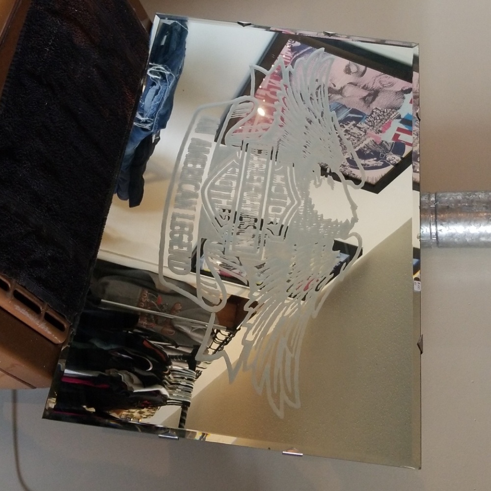 36 in by 24 in Harley Davidson Mirror